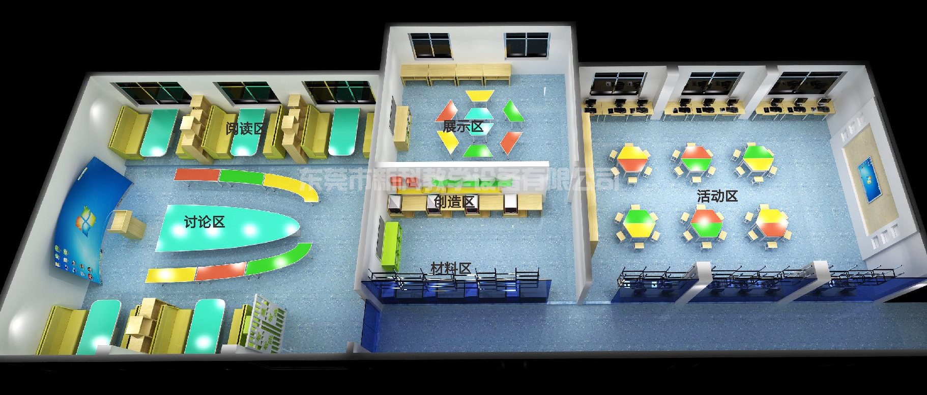 <a href='http://www.whcydz.cn' target='1' style='font-size:14px; font-weight:bold; color:#0080ff;'>創客實驗室</a>效果圖